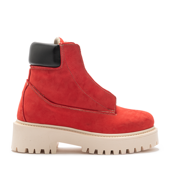 Stivale Starboot in Nabuk Rosso