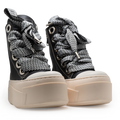 Calipso 600 – Black Lace Black & White-Sneaker-CRISTIANZEROTRE