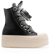 Calipso 600 – Black Lace Black & White-Sneaker-CRISTIANZEROTRE