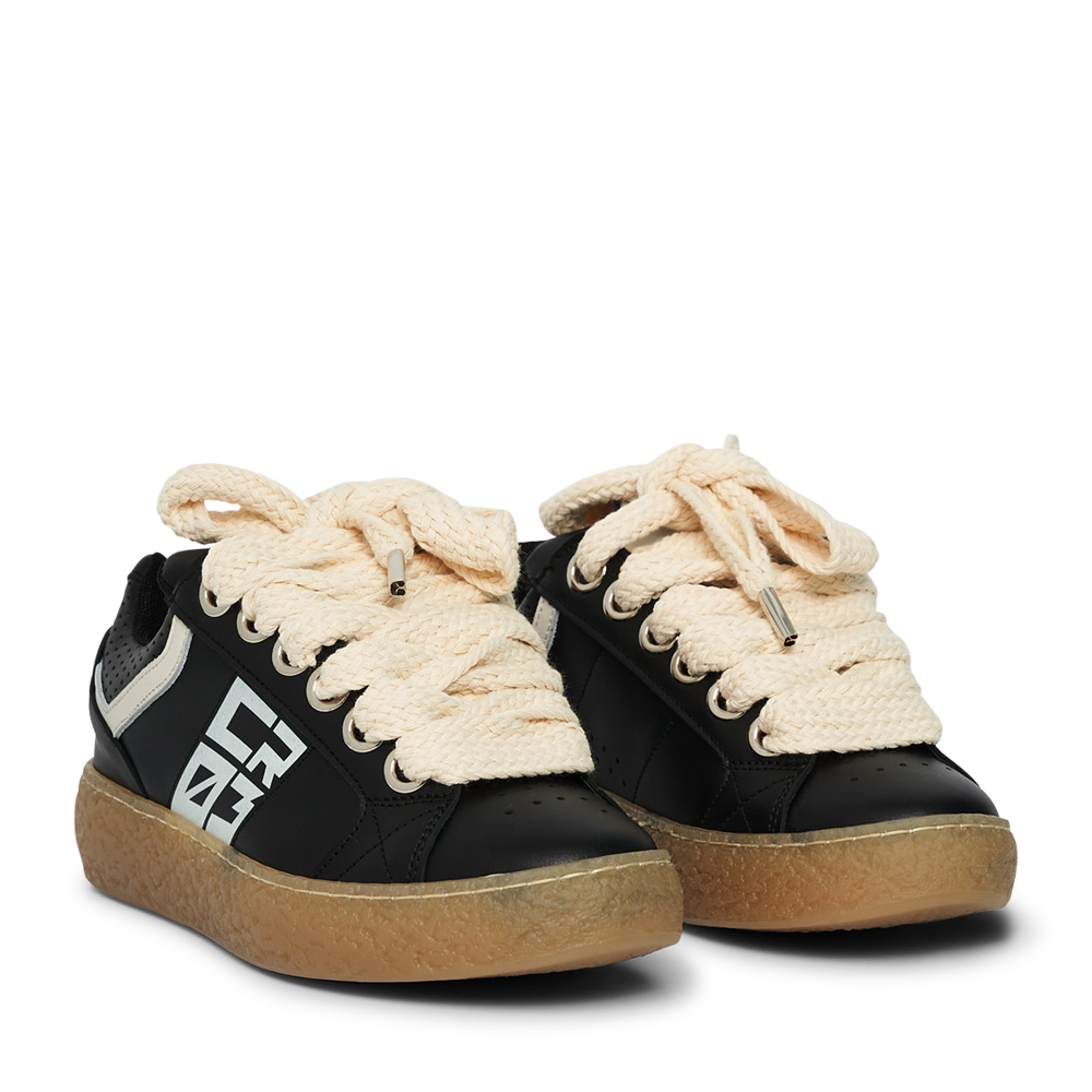 Dude – Black Leather-Sneaker-CRISTIANZEROTRE