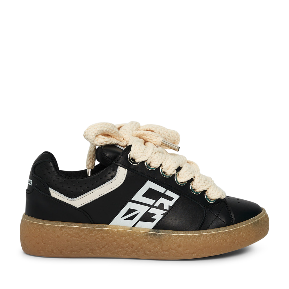Dude – Black Leather-Sneaker-CRISTIANZEROTRE