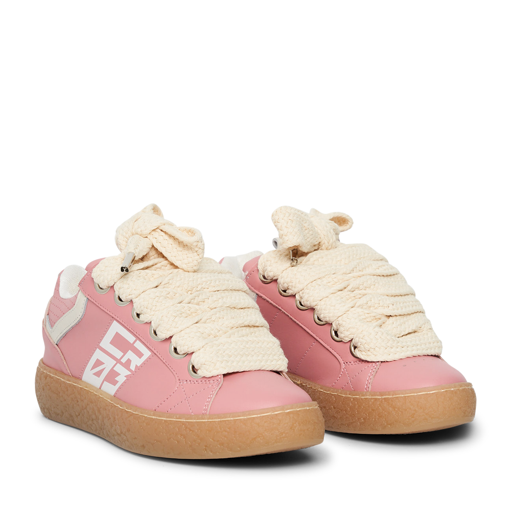 Dude – Pink Leather-Sneaker-CRISTIANZEROTRE