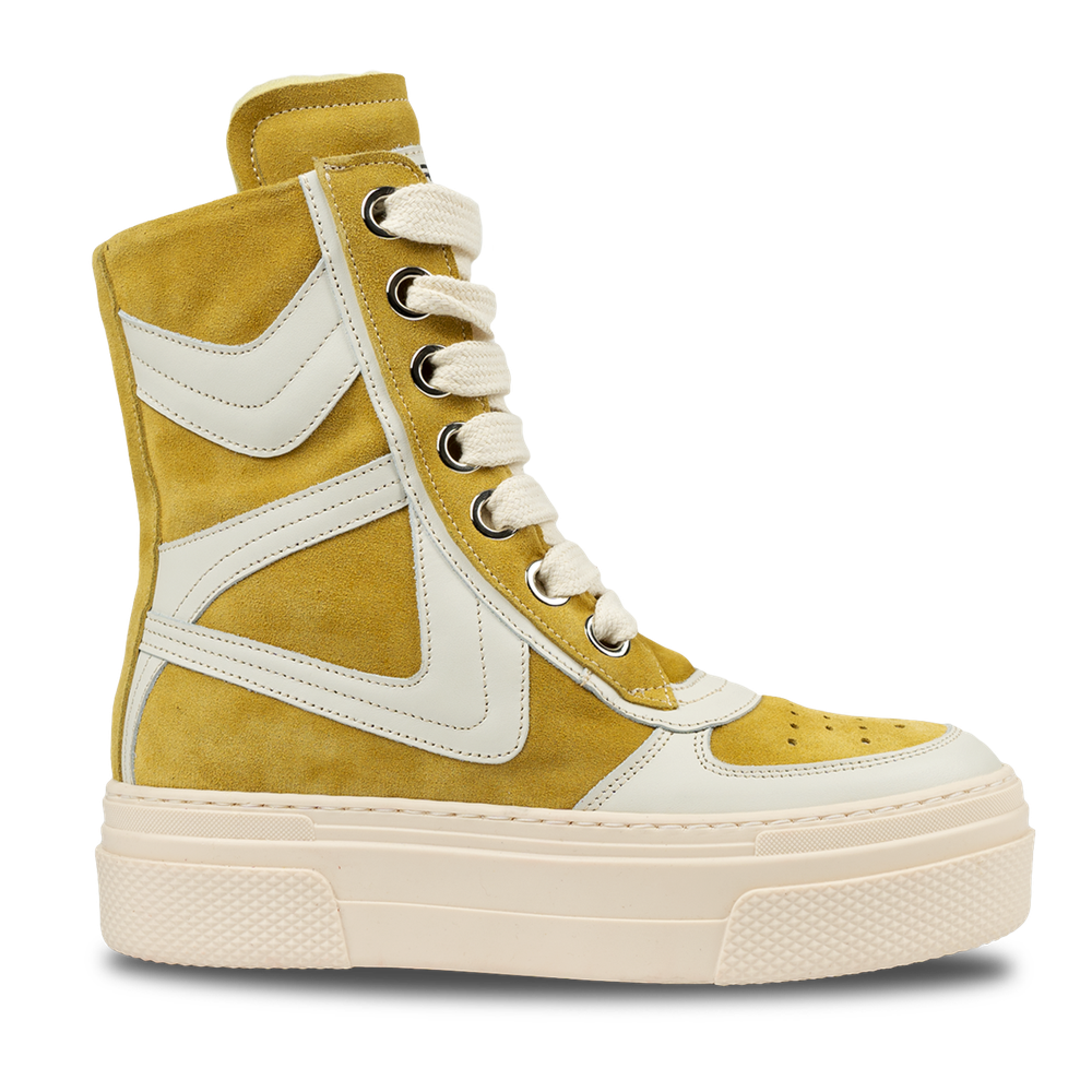 Iside – Mustard Suede-Sneaker-CRISTIANZEROTRE