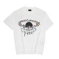 "Squint" White T-shirt-T-shirt-CRISTIANZEROTRE