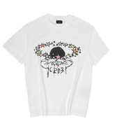 "Squint" White T-shirt-T-shirt-CRISTIANZEROTRE