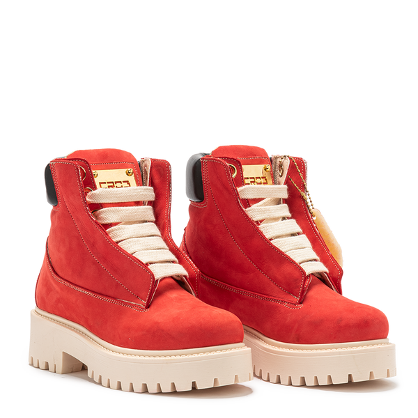 Stivale Starboot in Nabuk Rosso